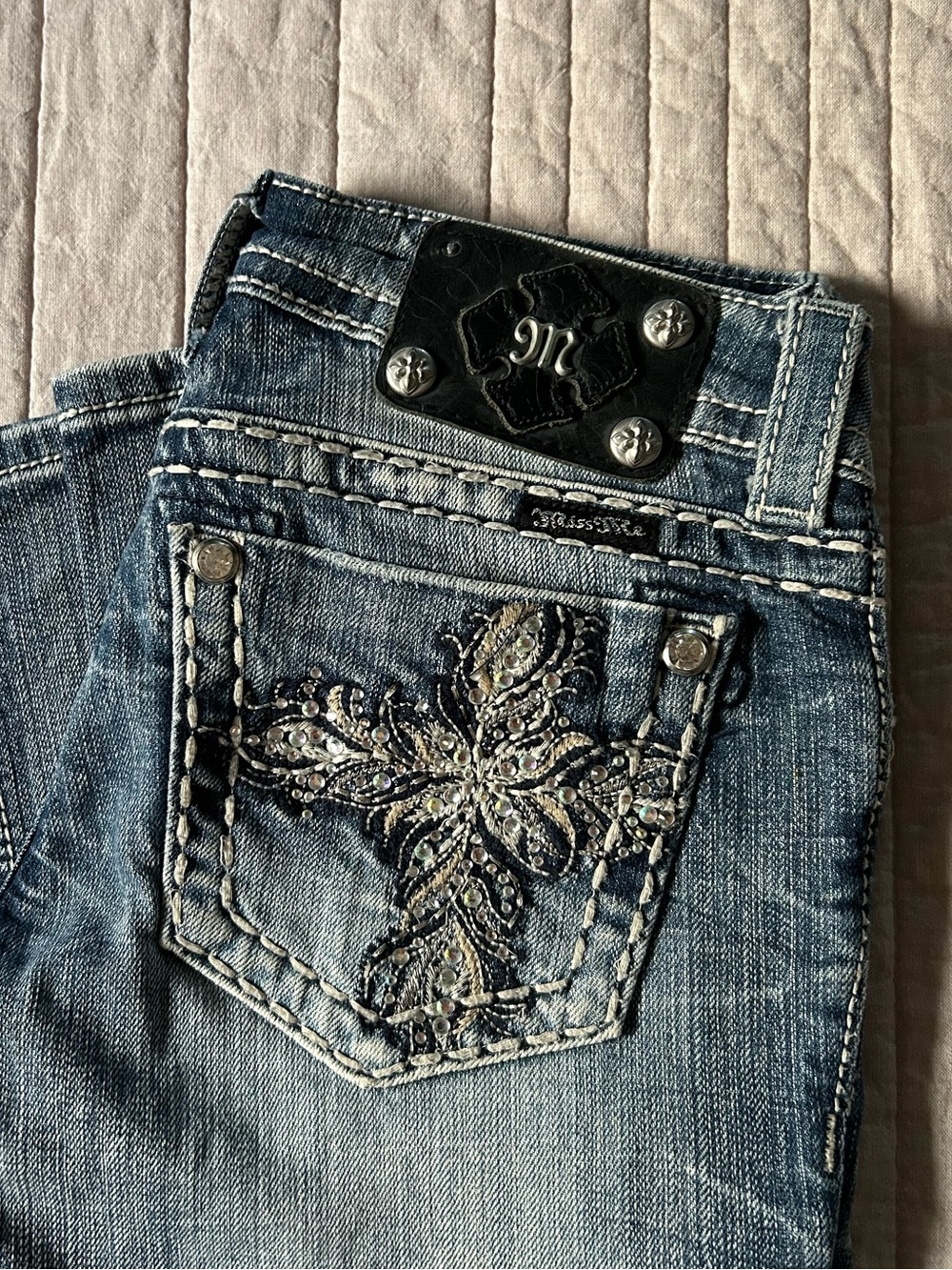 Miss Me Ankle Straight Low Waist Jeans!!